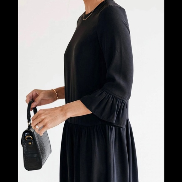 Women's Black Drop-Waist Dress by jaceyduprie - Picture 2 of 8